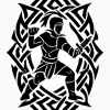Tatouage Tribal Guerrier En Action tatouage-tribal-guerrier-en-action