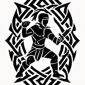 Tatouage Tribal Guerrier En Action tatouage-tribal-guerrier-en-action