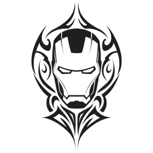 Tatouage Tribal Iron Man Masque tatouage-tribal-iron-man-masque