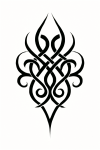 Tatouage Tribal Lignes Entrelacées Tatouage Tribal Lignes Entrelacées