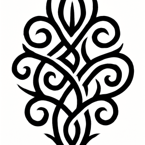 Tatouage Tribal Lignes Entrelaçées Tatouage Tribal Lignes Entrelaçées