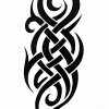 Tatouage Tribal Motifs Entrelacés Tatouage Tribal Motifs Entrelacés