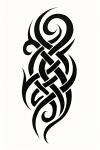 Tatouage Tribal Motifs Entrelacés Tatouage Tribal Motifs Entrelacés