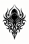 Tatouage Tribal Mystérieux Central tatouage-tribal-mysterieux-central