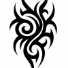 Tatouage Tribal Personnage Central Tatouage Tribal Personnage Central