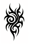 Tatouage Tribal Personnage Central Tatouage Tribal Personnage Central