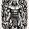 Tatouage Tribal Personnage Imposant tatouage-tribal-personnage-imposant