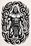 Tatouage Tribal Personnage Imposant tatouage-tribal-personnage-imposant