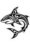 Tatouage tribal requin percutant tatouage-tribal-requin-percutant