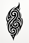 Tatouage Tribal Spirales Modernes Tatouage Tribal Spirales Modernes