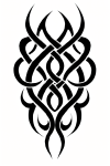 Tatouage Tribal Symétrie Audacieuse Tatouage Tribal Symétrie Audacieuse