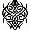 Tatouage Tribal Symétrie Entrelacée Tatouage Tribal Symétrie Entrelacée