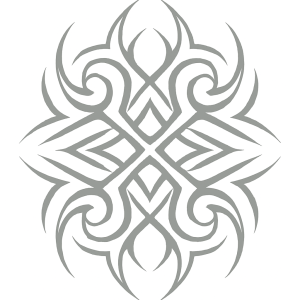 Tatouage tribal symétrique complexe Tatouage tribal symétrique complexe