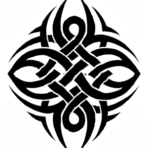 Tatouage Tribu Symétrique Ancestral Tatouage Tribu Symétrique Ancestral