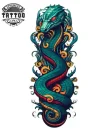tatouage-transitoire-serpent-pour-jambe-design-temporaire