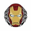 tatouage-iron-man-tribal-hawaien