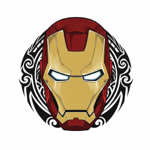 Tatouage Iron Man Tribal Hawaïen tatouage-iron-man-tribal-hawaien