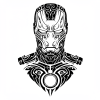 Tatouage Tribal Iron Man Casque Arc tatouage-tribal-iron-man-casque-arc