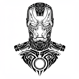 Tatouage Tribal Iron Man Casque Arc tatouage-tribal-iron-man-casque-arc