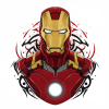 Tatouage Iron Man Tribal Impactant tatouage-iron-man-tribal-impactant