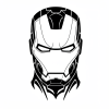 Tatouage Iron Man Tribal Stylisé tatouage-iron-man-tribal-stylise