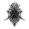 Tatouage Guerrier Tribal Mansi tatouage-guerrier-tribal-mansi