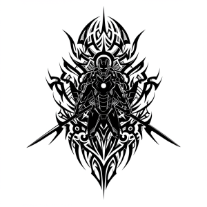 Tatouage Guerrier Tribal Mansi tatouage-guerrier-tribal-mansi